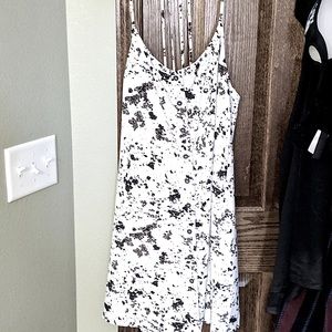 Black and White Hurley slip dress
